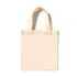 Minhwa Shop DIY กระเป๋า Eco ขนาดเล็กสีขาวธรรมดา UDPFB0031 กระเป๋าผ้าเปล่าที่ปรับแต่งได้สําหรับศิลปะสร้างสรรค์