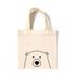Cửa hàng Minhwa Tự làm tô màu Mini Eco Bag Thiết kế gấu UDPFB0036 Túi vải có thể cá nhân hóa cho trẻ em