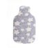 HUGOFROSCH Đức Sản xuất Bình nước nóng cổ điển 1.8L Star Grey Soft Fleece Cover Thân thiện với môi trường