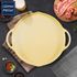 GIORNO FELICE IH Multi Griddle 34cm (Amarillo limón) Recubrimiento cerámico antiadherente Seguro para inducción _ Fabricado en Corea